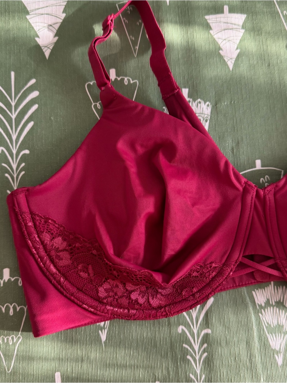 Vanity Fair Radiant Back Smoothing Underwire Bras 42C Beige Magenta LOT OF 2 - Picture 11 of 16